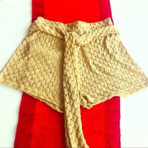 NWT Gold metallic shorts